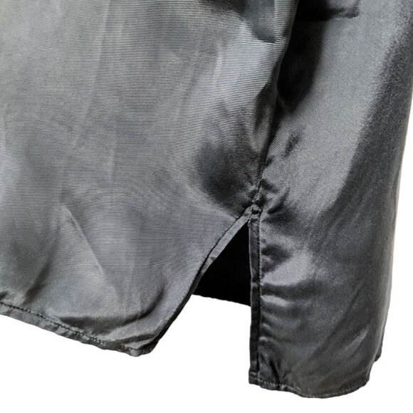 JET SET Cupro Slate Gray Tunic Top M - Picture 2 of 7